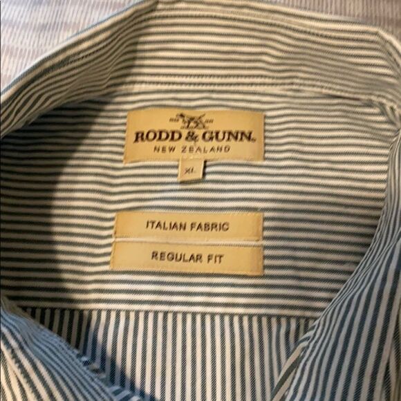 RODD & Gunn men’s shirt. Xl. Blue and white stripe - Picture 5 of 7